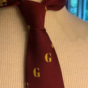 GUINNESS STOUT BEER ICONIC HARP EMBROIDERED NECKTIE WITH G EMBLEM